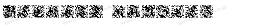 beckett kanzlei字体转换